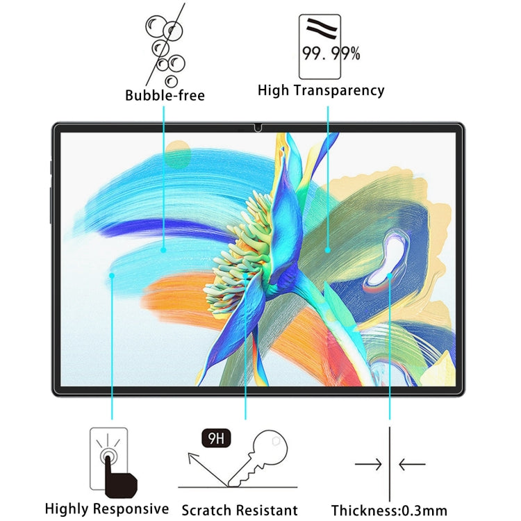 For Teclast M40 Pro 2pcs 9H 0.3mm Explosion-proof Tempered Glass Film - Others by buy2fix | Online Shopping UK | buy2fix