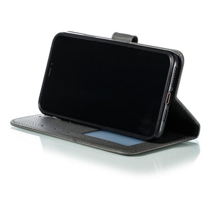 For iPhone Air Feather Pattern Litchi Texture Leather Phone Case(Gray) - iPhone Air Cases by buy2fix | Online Shopping UK | buy2fix