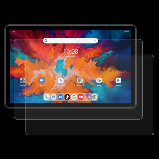 For Umidigi A11 Tab 2pcs 9H 0.3mm Explosion-proof Tempered Glass Film