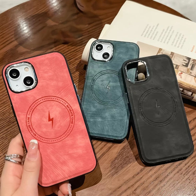 For iPhone XS /X Side PU Hybrid TPU Magsafe Phone Case(Green) - More iPhone Cases by buy2fix | Online Shopping UK | buy2fix