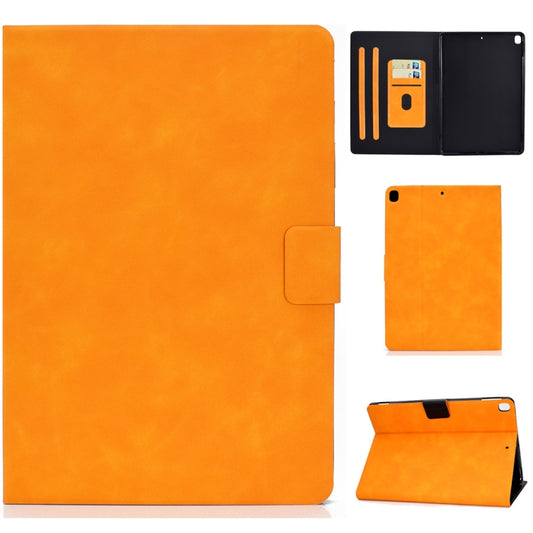 For iPad 10.2 / Air (2019) / Pro 10.5 Cowhide Texture Horizontal Flip Leather Case with Holder & Card Slots & Sleep / Wake-up Function(Khaki) - iPad 10.2 Cases by buy2fix | Online Shopping UK | buy2fix