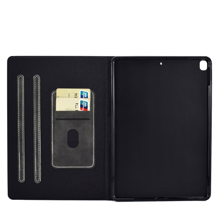 For iPad 10.2 / Air (2019) / Pro 10.5 Cowhide Texture Horizontal Flip Leather Case with Holder & Card Slots & Sleep / Wake-up Function(Grey) - iPad 10.2 Cases by buy2fix | Online Shopping UK | buy2fix