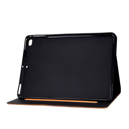 For iPad Air 2 / Air / 9.7 (2018) & (2017) Cowhide Texture Horizontal Flip Leather Case with Holder & Card Slots & Sleep / Wake-up Function(Khaki) - iPad 9.7 (2018) & (2017) Cases by buy2fix | Online Shopping UK | buy2fix