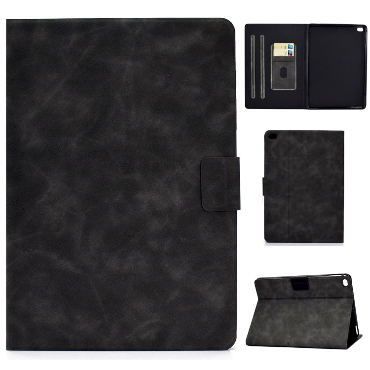 For iPad Air 2 / Air / 9.7 (2018) & (2017) Cowhide Texture Horizontal Flip Leather Case with Holder & Card Slots & Sleep / Wake-up Function(Grey) - iPad 9.7 (2018) & (2017) Cases by buy2fix | Online Shopping UK | buy2fix