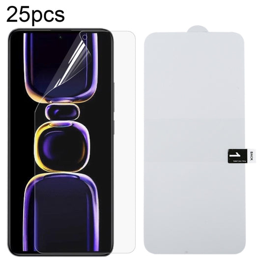 For Xiaomi Redmi K70 / K70E 25pcs Full Screen Protector Explosion-proof Hydrogel Film -  by buy2fix | Online Shopping UK | buy2fix