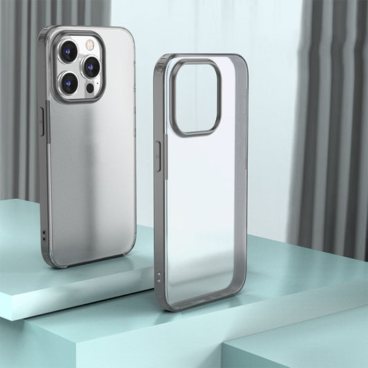 For iPhone 15 Pro Armor Frosted Phone Case(Grey) - iPhone 15 Pro Cases by buy2fix | Online Shopping UK | buy2fix