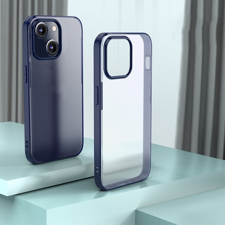 For iPhone 15 Armor Frosted Phone Case(Blue) - iPhone 15 Cases by buy2fix | Online Shopping UK | buy2fix