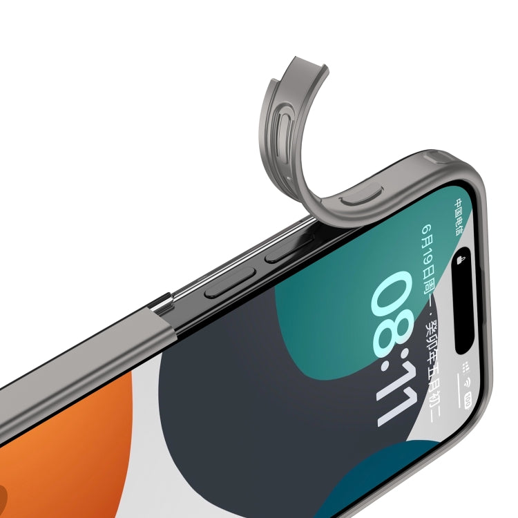 For iPhone 15 Pro Max Armor MagSafe Magnetic Phone Case(Blue) by buy2fix