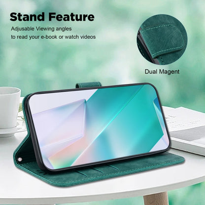 For Google Pixel 9 Little Tiger Embossed Leather Phone Case(Green) by buy2fix