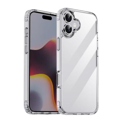 For iPhone 16 iPAKY XJ Series Transparent PC+TPU Phone Case - iPhone 16 Cases by iPAKY | Online Shopping UK | buy2fix