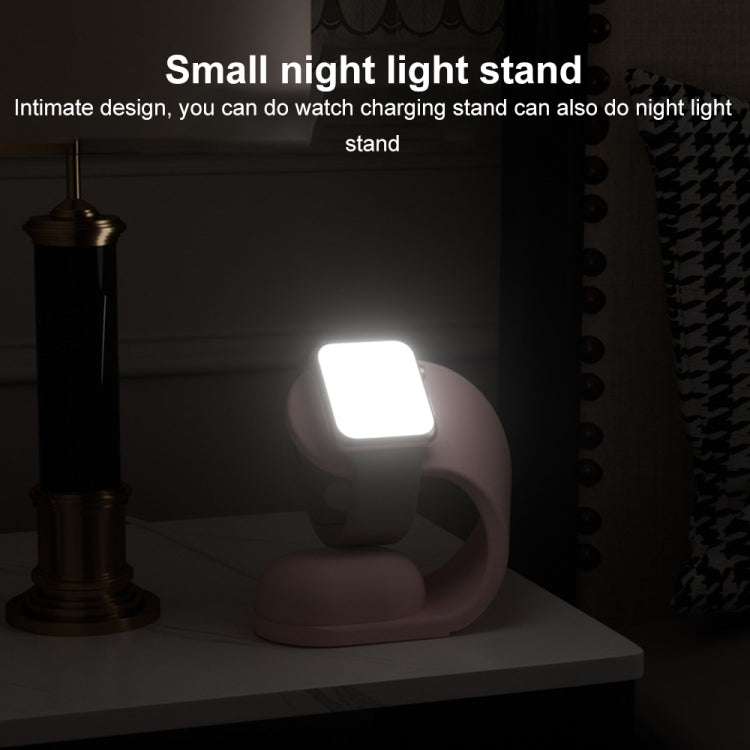 For Apple Watch Series Smart Watch U-shaped Silicone Charging Holder(Colorful) by buy2fix