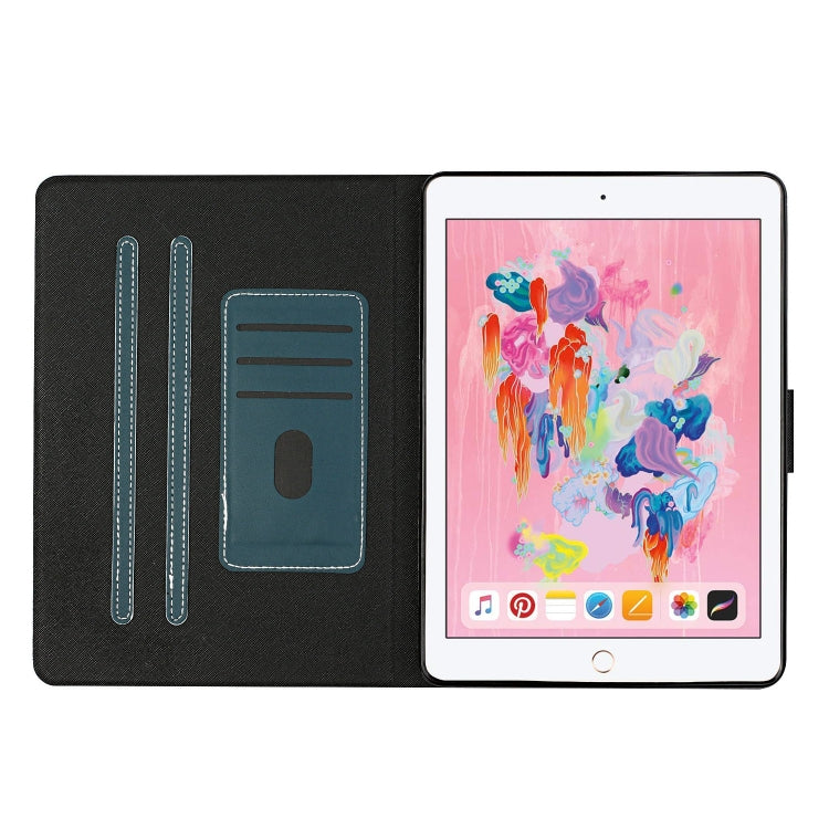 For iPad 9.7 (2017/2018) & Air 2 & Air Solid Color Horizontal Flip Leather Case with Card Slots & Holder & Sleep / Wake-up Function(Dark Green) - iPad 9.7 (2018) & (2017) Cases by buy2fix | Online Shopping UK | buy2fix