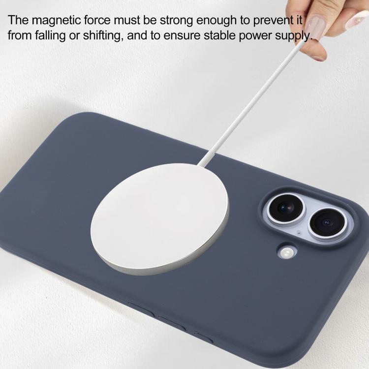 For iPhone 16 Pro Liquid Silicone Full Coverage MagSafe Phone Case(Black) by buy2fix