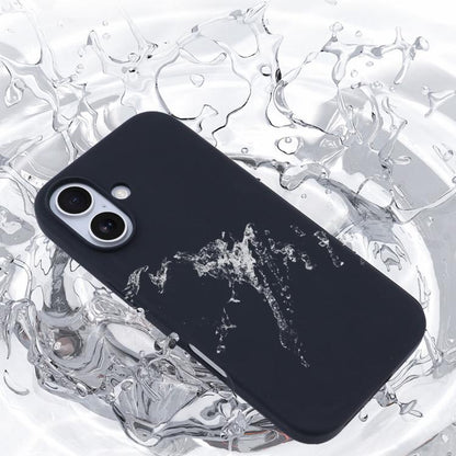 For iPhone 16 Pro Liquid Silicone Full Coverage MagSafe Phone Case(Black) by buy2fix