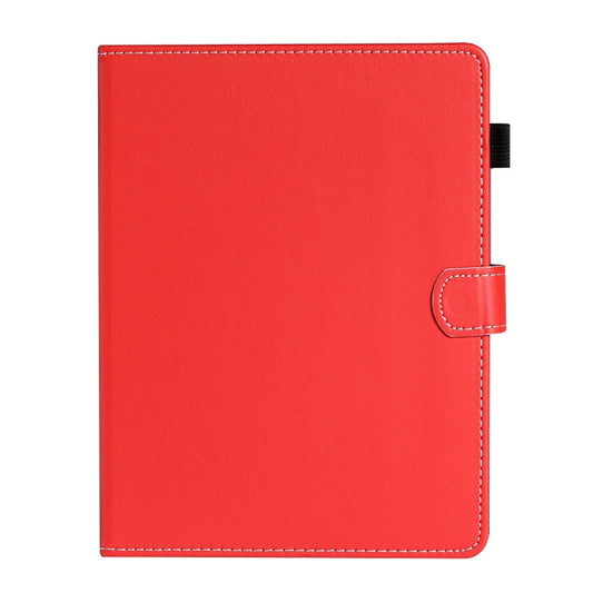 For 7 inch Universal Solid Color Horizontal Flip Leather Case with Card Slots & Holder & Pen Slot(Red) - 7 inch by buy2fix | Online Shopping UK | buy2fix
