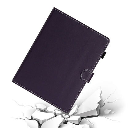 For 7 inch Universal Solid Color Horizontal Flip Leather Case with Card Slots & Holder & Pen Slot(Purple) - 7 inch by buy2fix | Online Shopping UK | buy2fix