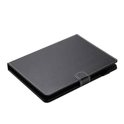 For 7 inch Universal Solid Color Horizontal Flip Leather Case with Card Slots & Holder & Pen Slot(Black) - 7 inch by buy2fix | Online Shopping UK | buy2fix