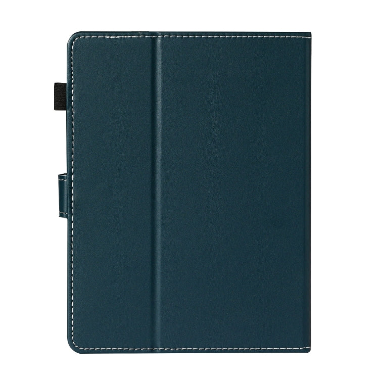 For 7 inch Universal Solid Color Horizontal Flip Leather Case with Card Slots & Holder & Pen Slot(Dark Green) - 7 inch by buy2fix | Online Shopping UK | buy2fix