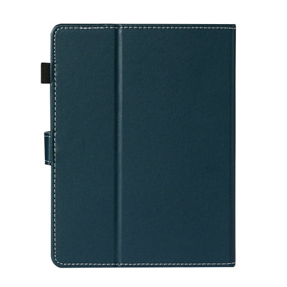 For 7 inch Universal Solid Color Horizontal Flip Leather Case with Card Slots & Holder & Pen Slot(Dark Green) - 7 inch by buy2fix | Online Shopping UK | buy2fix