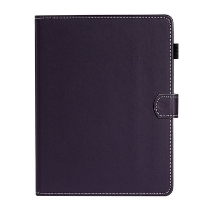 For 10 inch Universal Solid Color Horizontal Flip Leather Case with Card Slots & Holder & Pen Slot(Purple) - 10 - 11 inch by buy2fix | Online Shopping UK | buy2fix