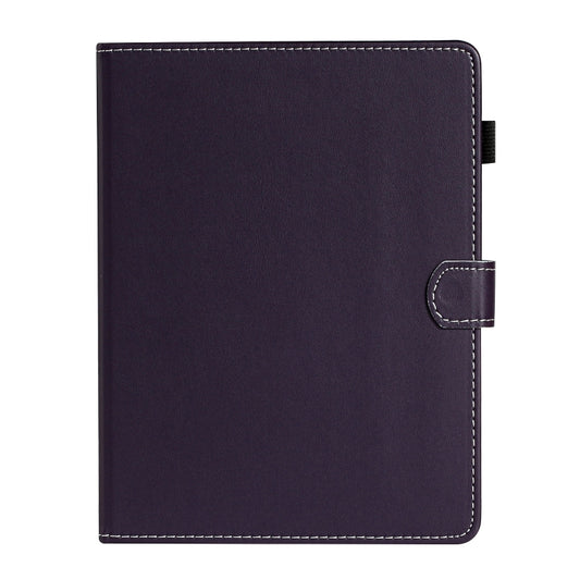 For 10 inch Universal Solid Color Horizontal Flip Leather Case with Card Slots & Holder & Pen Slot(Purple) - 10 - 11 inch by buy2fix | Online Shopping UK | buy2fix