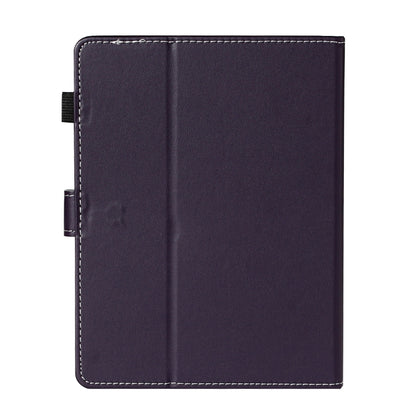 For 10 inch Universal Solid Color Horizontal Flip Leather Case with Card Slots & Holder & Pen Slot(Purple) - 10 - 11 inch by buy2fix | Online Shopping UK | buy2fix