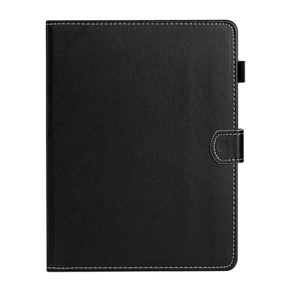 For 10 inch Universal Solid Color Horizontal Flip Leather Case with Card Slots & Holder & Pen Slot(Black) - 10 - 11 inch by buy2fix | Online Shopping UK | buy2fix