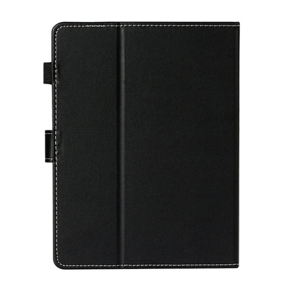 For 10 inch Universal Solid Color Horizontal Flip Leather Case with Card Slots & Holder & Pen Slot(Black) - 10 - 11 inch by buy2fix | Online Shopping UK | buy2fix