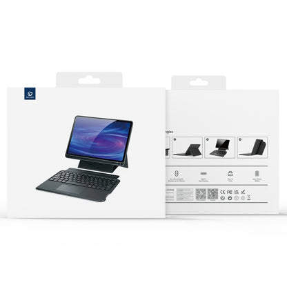 For iPad Pro 13 2024 DUX DUCIS DK Series Magnetic Wireless Bluetooth Keyboard Tablet Case(Black) - For iPad Pro by DUX DUCIS | Online Shopping UK | buy2fix