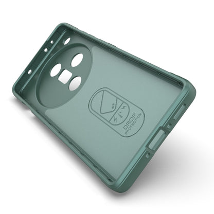 For OPPO Find X7 5G Magic Shield TPU + Flannel Phone Case(White) by buy2fix