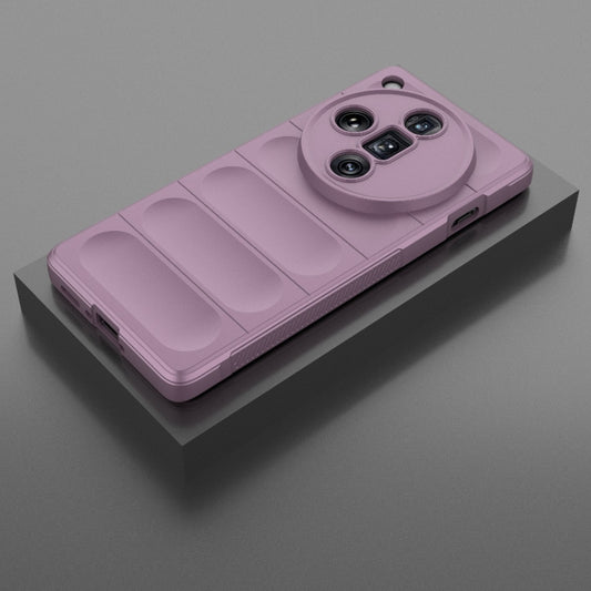 For OPPO Find X7 Ultra 5G Magic Shield TPU + Flannel Phone Case(Purple) - OPPO Cases by buy2fix | Online Shopping UK | buy2fix
