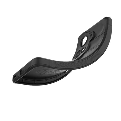 For OPPO Reno11 5G Global Magic Shield TPU + Flannel Phone Case(Black) - OPPO Cases by buy2fix | Online Shopping UK | buy2fix