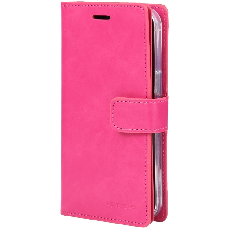 For iPhone 15 Plus GOOSPERY MANSOOR DIARY 9 Card Slots Leather Phone Case(Rose Red) - iPhone 15 Plus Cases by GOOSPERY | Online Shopping UK | buy2fix