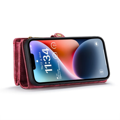 For iPhone 15 Plus CaseMe 008 Detachable Multifunctional Leather Phone Case(Red) - iPhone 15 Plus Cases by CaseMe | Online Shopping UK | buy2fix