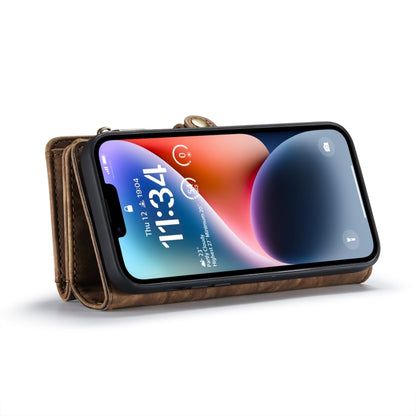 For iPhone 15 CaseMe 008 Detachable Multifunctional Leather Phone Case(Brown) - iPhone 15 Cases by CaseMe | Online Shopping UK | buy2fix