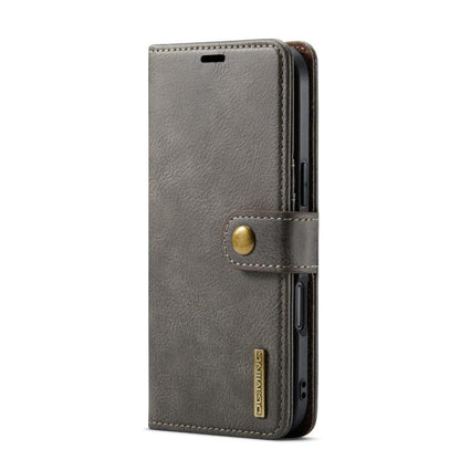 For iPhone 17 Air DG.MING Crazy Horse Texture Detachable Magnetic Leather Phone Case(Grey) - iPhone 17 Air Cases by DG.MING | Online Shopping UK | buy2fix