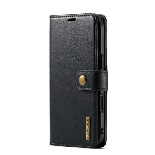 For iPhone 17 Air DG.MING Crazy Horse Texture Detachable Magnetic Leather Phone Case(Black) - iPhone 17 Air Cases by DG.MING | Online Shopping UK | buy2fix
