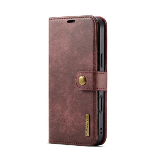 For iPhone 17 Pro Max DG.MING Crazy Horse Texture Detachable Magnetic Leather Phone Case(Red) - iPhone 17 Pro Max Cases by DG.MING | Online Shopping UK | buy2fix