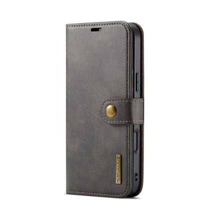 For iPhone 17 Pro Max DG.MING Crazy Horse Texture Detachable Magnetic Leather Phone Case(Grey) - iPhone 17 Pro Max Cases by DG.MING | Online Shopping UK | buy2fix