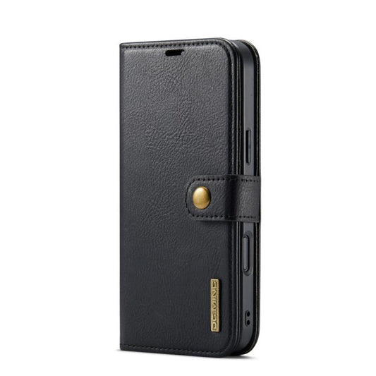 For iPhone 17 Pro Max DG.MING Crazy Horse Texture Detachable Magnetic Leather Phone Case(Black) - iPhone 17 Pro Max Cases by DG.MING | Online Shopping UK | buy2fix