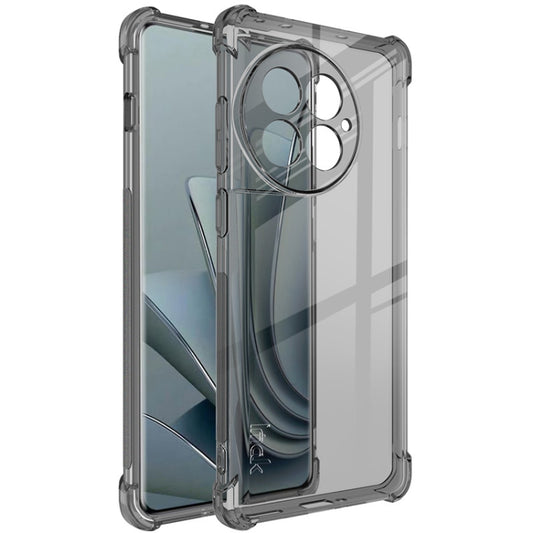 For OnePlus Ace 2 Pro 5G imak Shockproof Airbag TPU Phone Case(Transparent Black) - OnePlus Cases by imak | Online Shopping UK | buy2fix