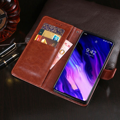 For UMIDIGI S5 Pro idewei Crazy Horse Texture Horizontal Flip Leather Case with Holder & Card Slots & Wallet(White) - More Brand by idewei | Online Shopping UK | buy2fix