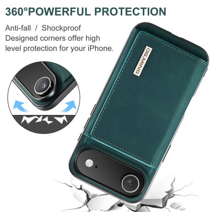 For iPhone Air DG.MING M1 Series 3-Fold Multi Card Wallet Leather Phone Case(Green) - iPhone Air Cases by DG.MING | Online Shopping UK | buy2fix