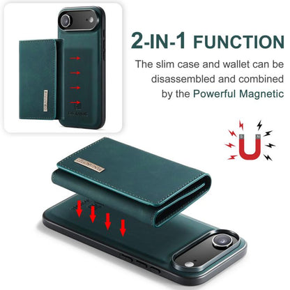 For iPhone Air DG.MING M1 Series 3-Fold Multi Card Wallet Leather Phone Case(Green) - iPhone Air Cases by DG.MING | Online Shopping UK | buy2fix