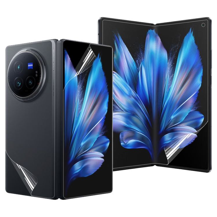 For vivo X Fold3 Pro 3 in 1 Full Screen Protector Explosion-proof Hydrogel Film by buy2fix