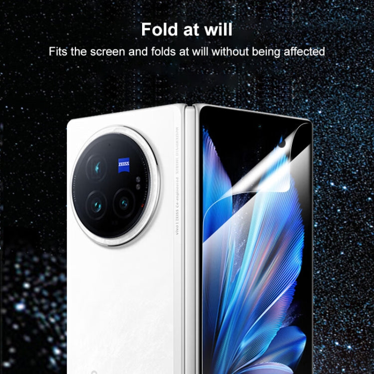 For vivo X Fold3 Pro 3 in 1 Full Screen Protector Explosion-proof Hydrogel Film by buy2fix