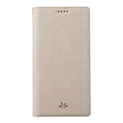 For iPhone 15 Pro ViLi DMX Series Shockproof TPU + PU Leather Magnetic Attraction Horizontal Flip Case(Gold) - iPhone 15 Pro Cases by ViLi | Online Shopping UK | buy2fix