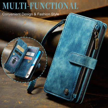 For iPhone 15 CaseMe C30 Multifunctional Leather Phone Case(Blue) - iPhone 15 Cases by CaseMe | Online Shopping UK | buy2fix