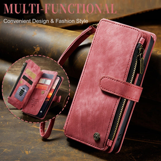 For iPhone 15 CaseMe C30 Multifunctional Leather Phone Case(Red) - iPhone 15 Cases by CaseMe | Online Shopping UK | buy2fix