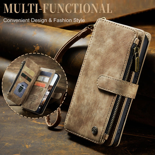 For iPhone 15 CaseMe C30 Multifunctional Leather Phone Case(Brown) - iPhone 15 Cases by CaseMe | Online Shopping UK | buy2fix